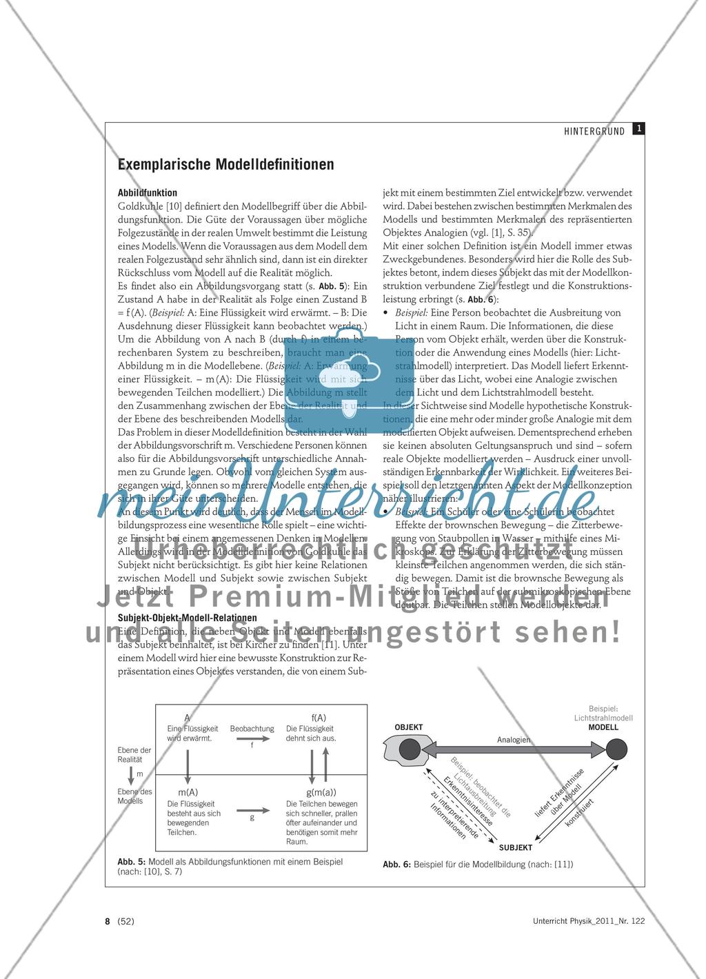 Modellieren in der Physik, im Alltag und im Unterricht - Hintergründe und unterrichtliche Orientierung zum Thema Modelle Preview 5