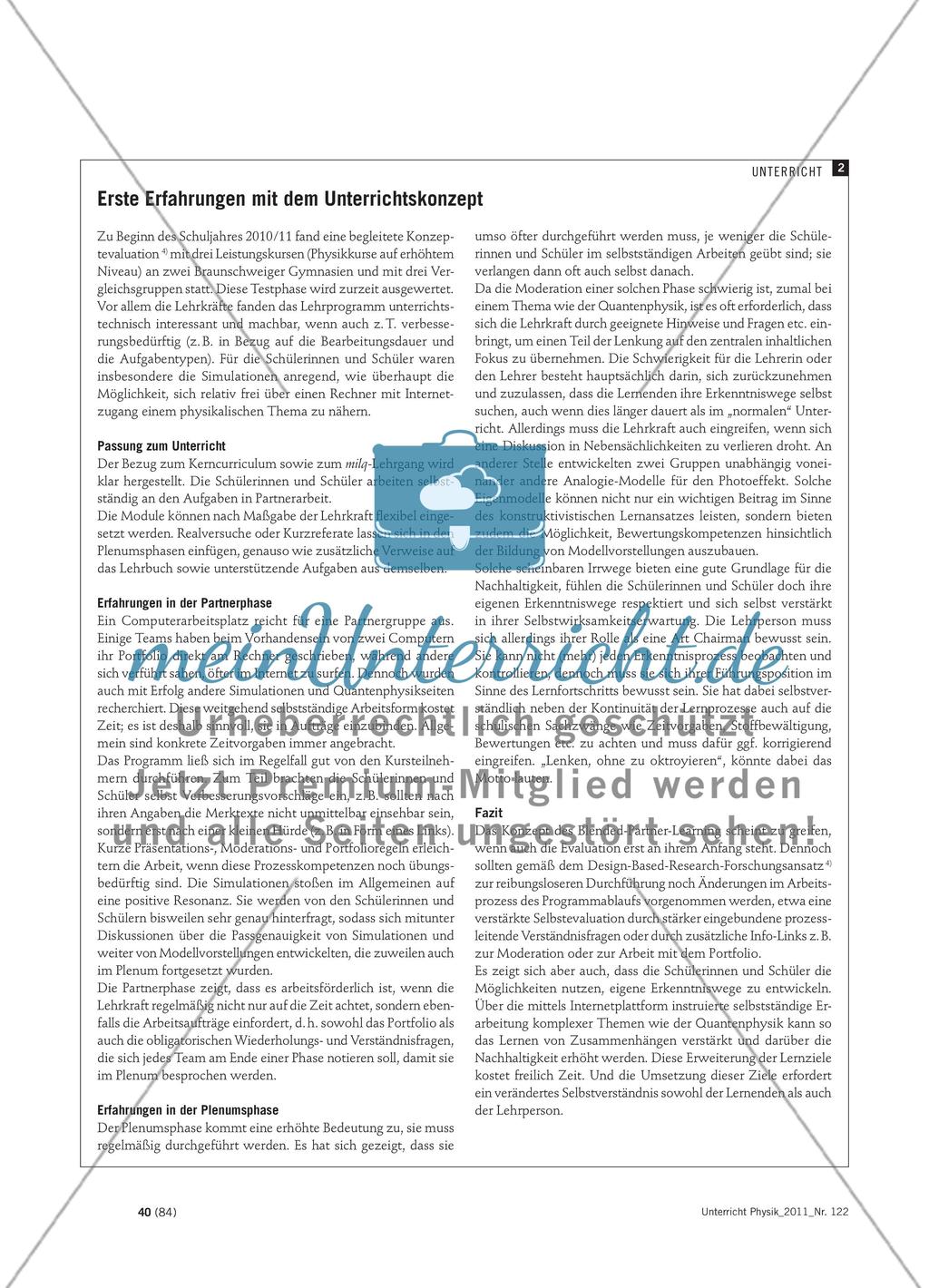 Modelle beim Lernen der Quantenphysik - Unterrichtliche Möglichkeiten im Ansatz von milq und S∙P∙Q∙R Preview 4