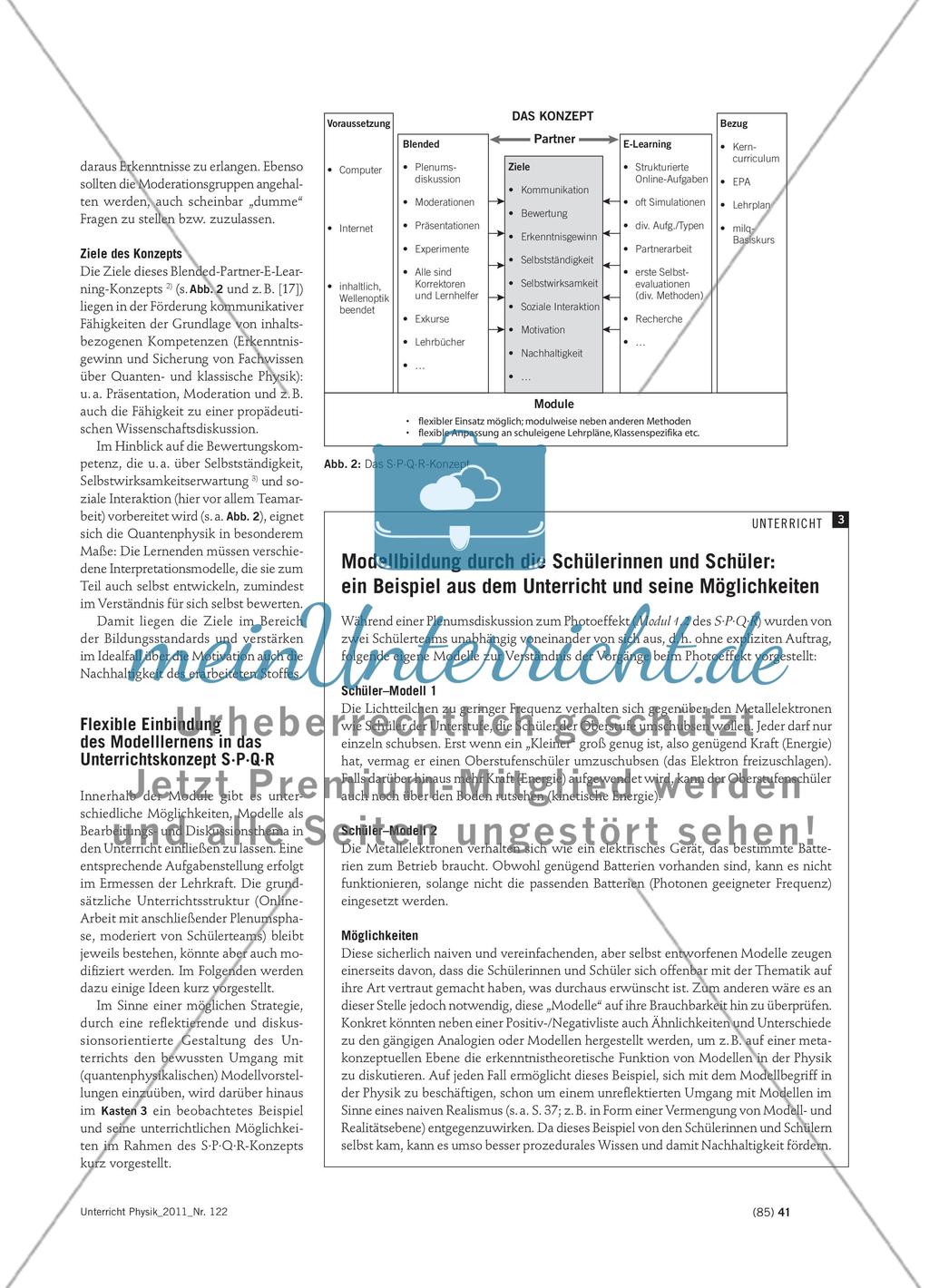 Modelle beim Lernen der Quantenphysik - Unterrichtliche Möglichkeiten im Ansatz von milq und S∙P∙Q∙R Preview 5