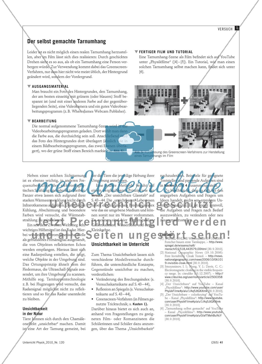 Unsichtbarkeit - Ein Thema zwischen Realität und Fiktion Preview 3