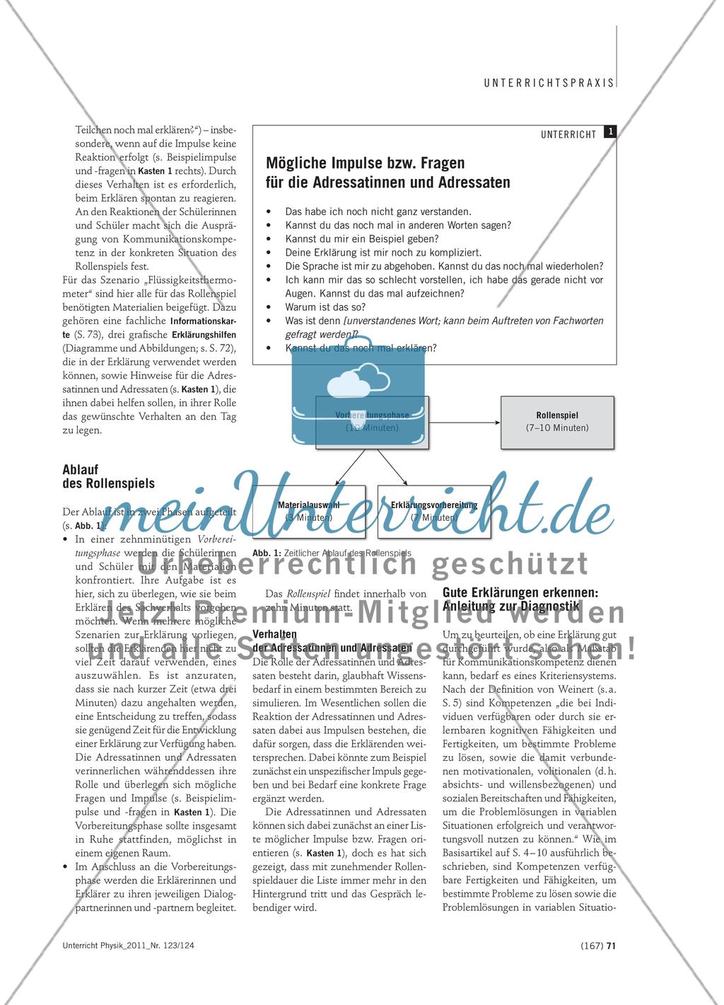 Physik erklären als Rollenspiel - Adressatengemäßes Kommunizieren fördern und diagnostizieren Preview 2