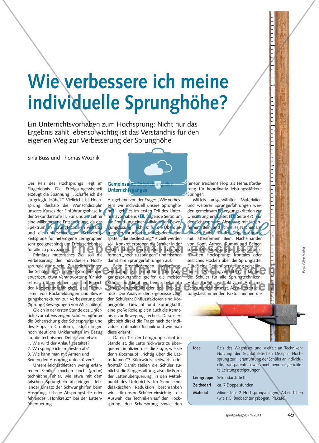 Wie verbessere ich meine individuelle Sprunghöhe? Preview 1