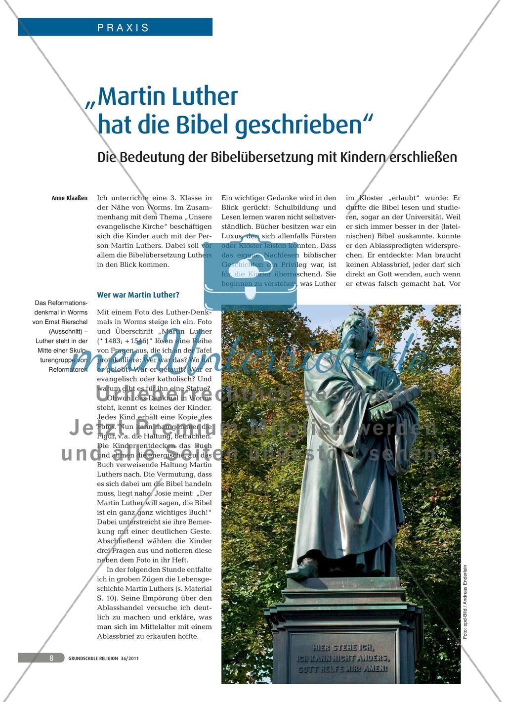 Die Bedeutung der Bibelübersetzung mit Kindern erschließen Preview 1