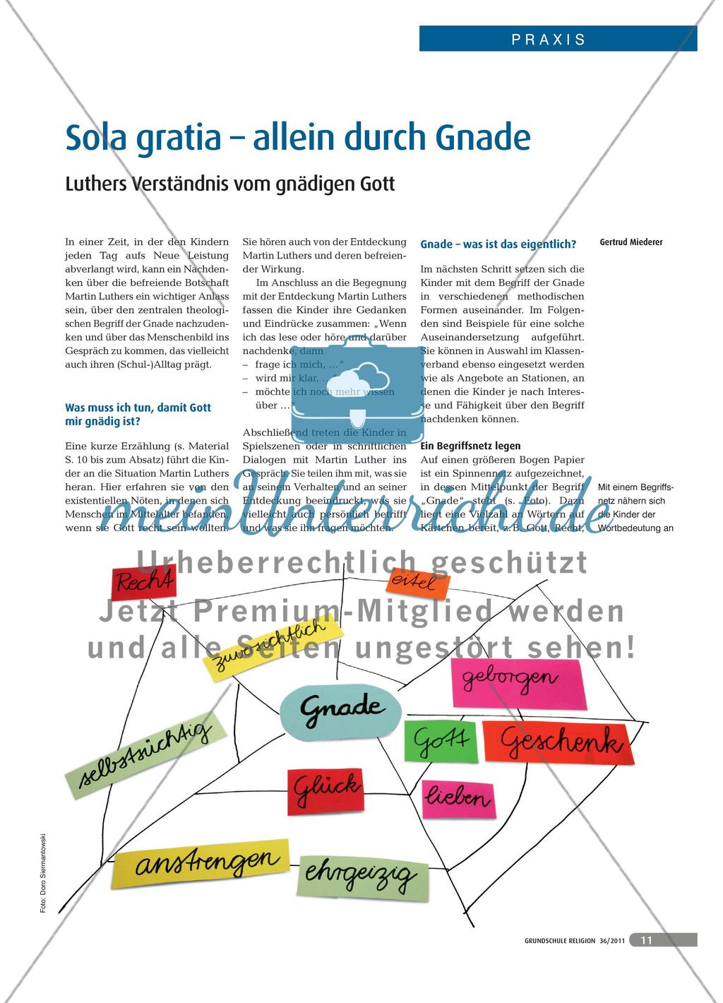 Sola gratia: Luthers Verständnis vom gnädigen Gott Preview 1