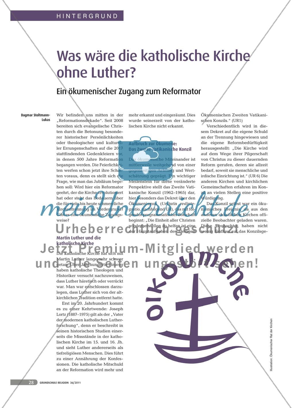 Ein ökumenischer Zugang zum Reformator Preview 1