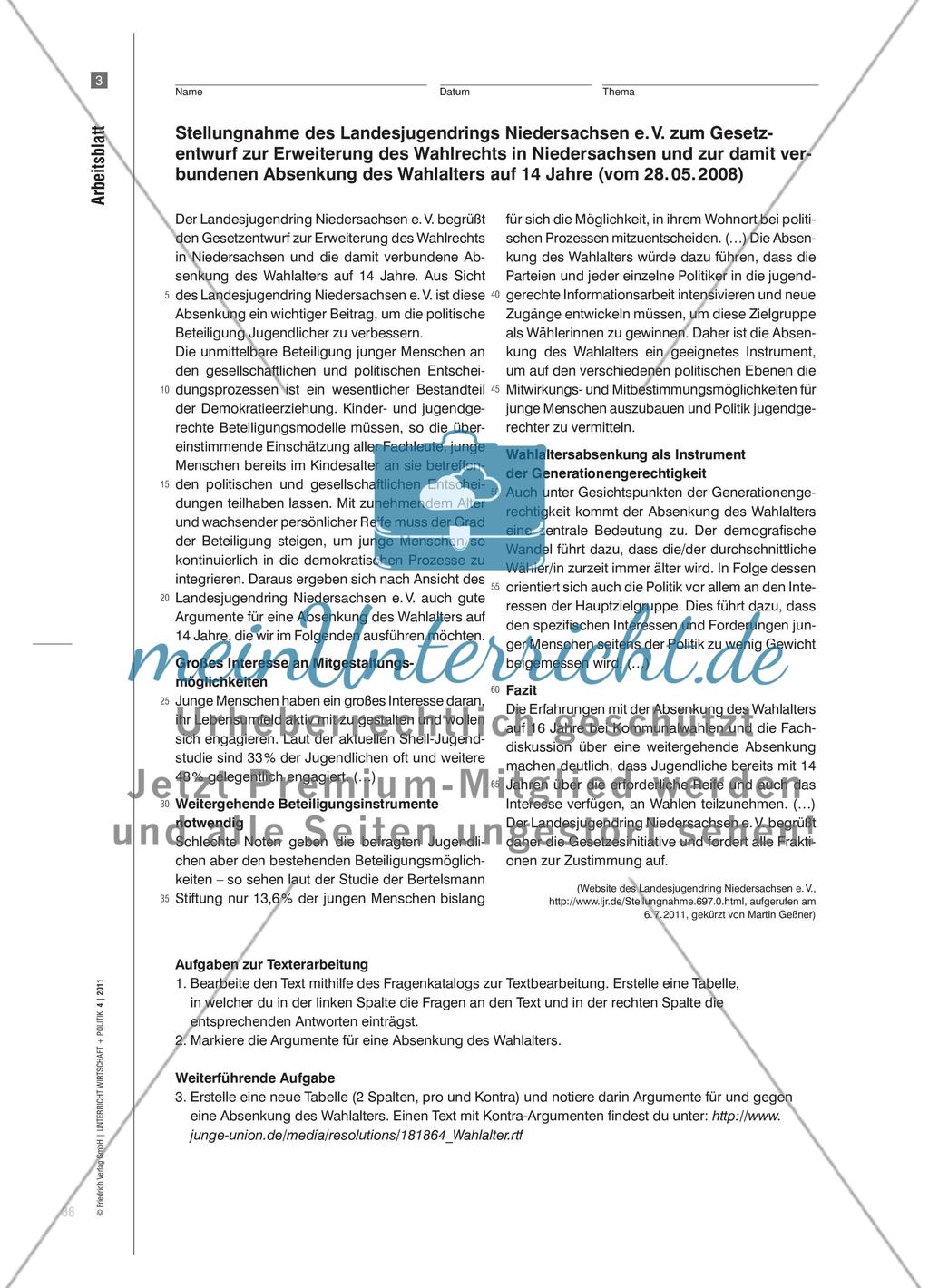 Einführung in die Erarbeitung von Texten - Leitfragen für die Textarbeit Preview 4