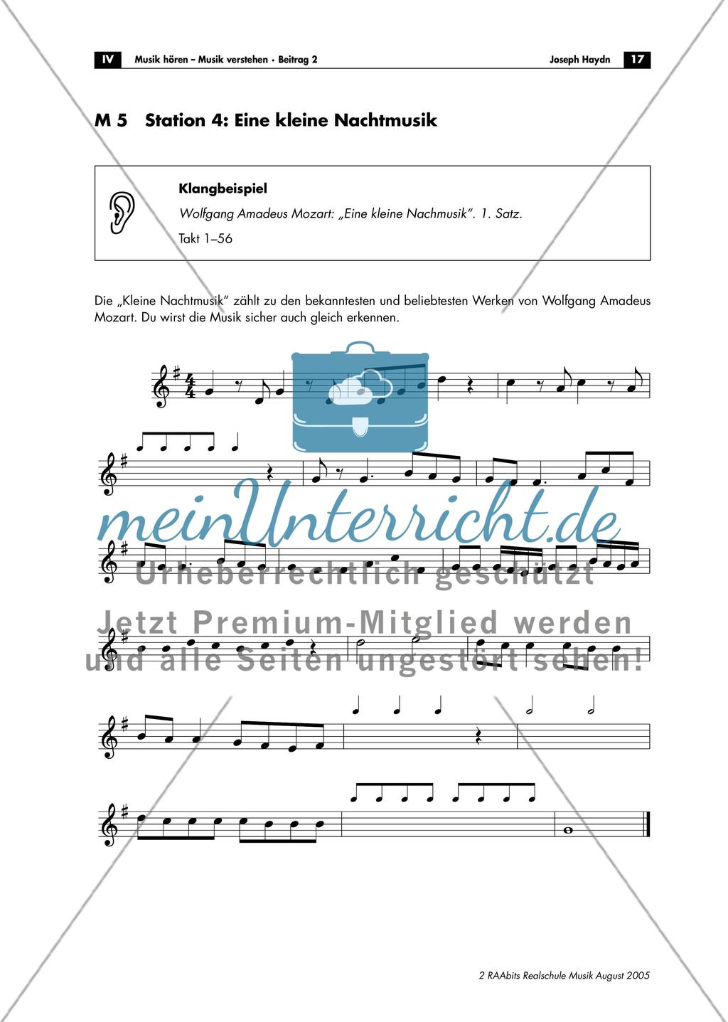 Wolfgang Amadeus Mozart – ein Lernzirkel Preview 17