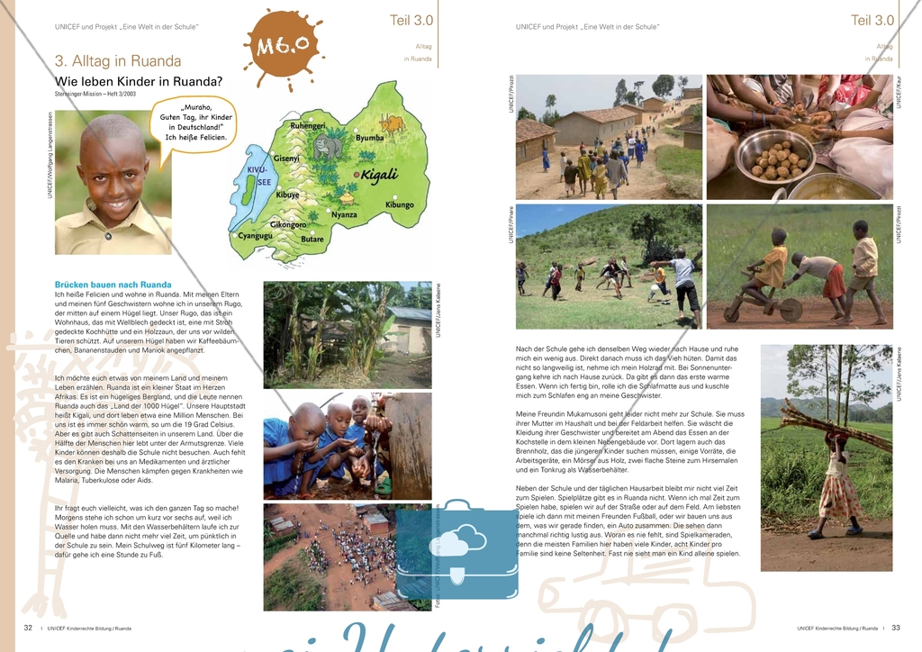 Alltag in Ruanda: Arbeitsmaterial mit Erläuterungen Preview 1