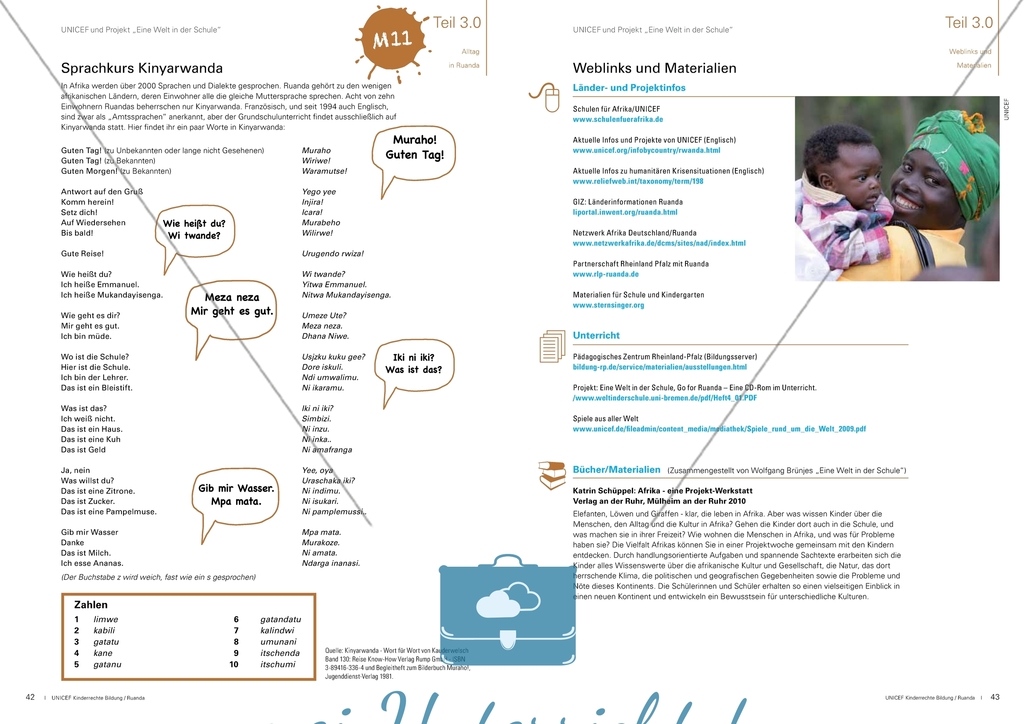 Alltag in Ruanda: Arbeitsmaterial mit Erläuterungen Preview 6