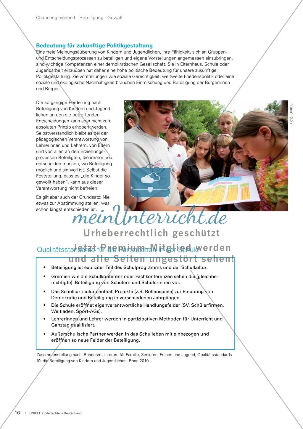 Kinderrechte: Beteiligung. Arbeitsmaterial mit Erläuterungen Preview 3