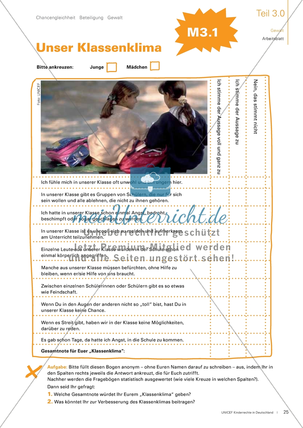 Kinderrechte: Gewalt. Arbeitsmaterial mit Erläuterungen Preview 4