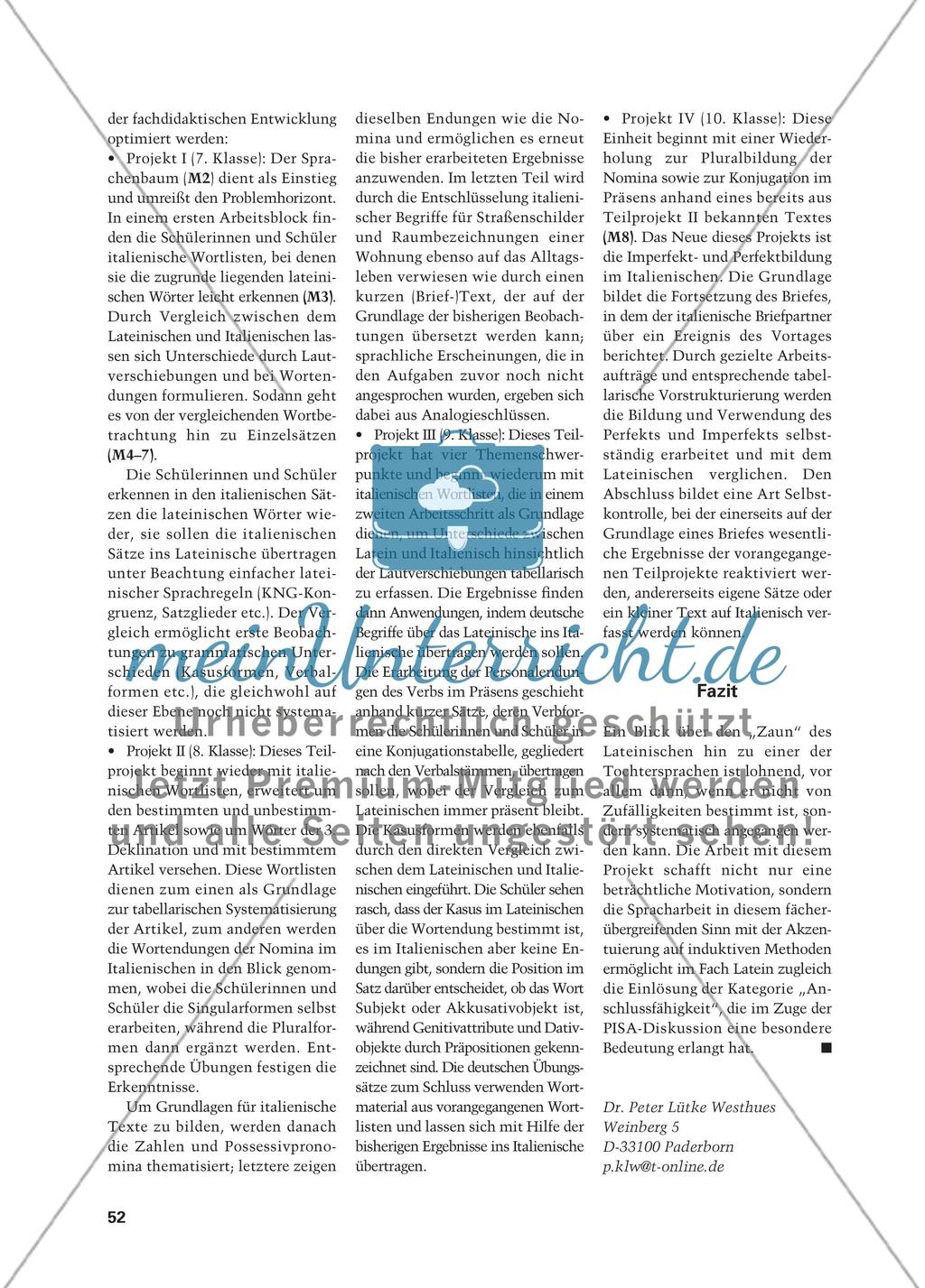 Latine Legere – Capire L´italiano - Italienisch im Lateinunterricht Preview 3