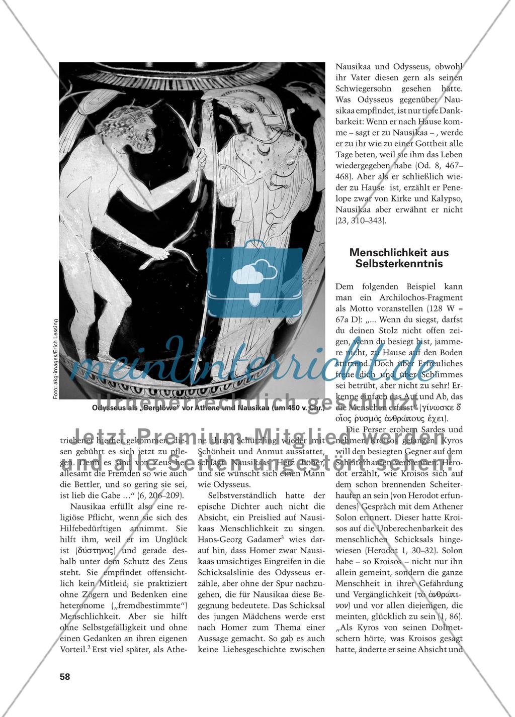 Was ist der Grund für Menschlichkeit? - Antworten bei Homer, Herodot, Xenophon und Sophokles Preview 3