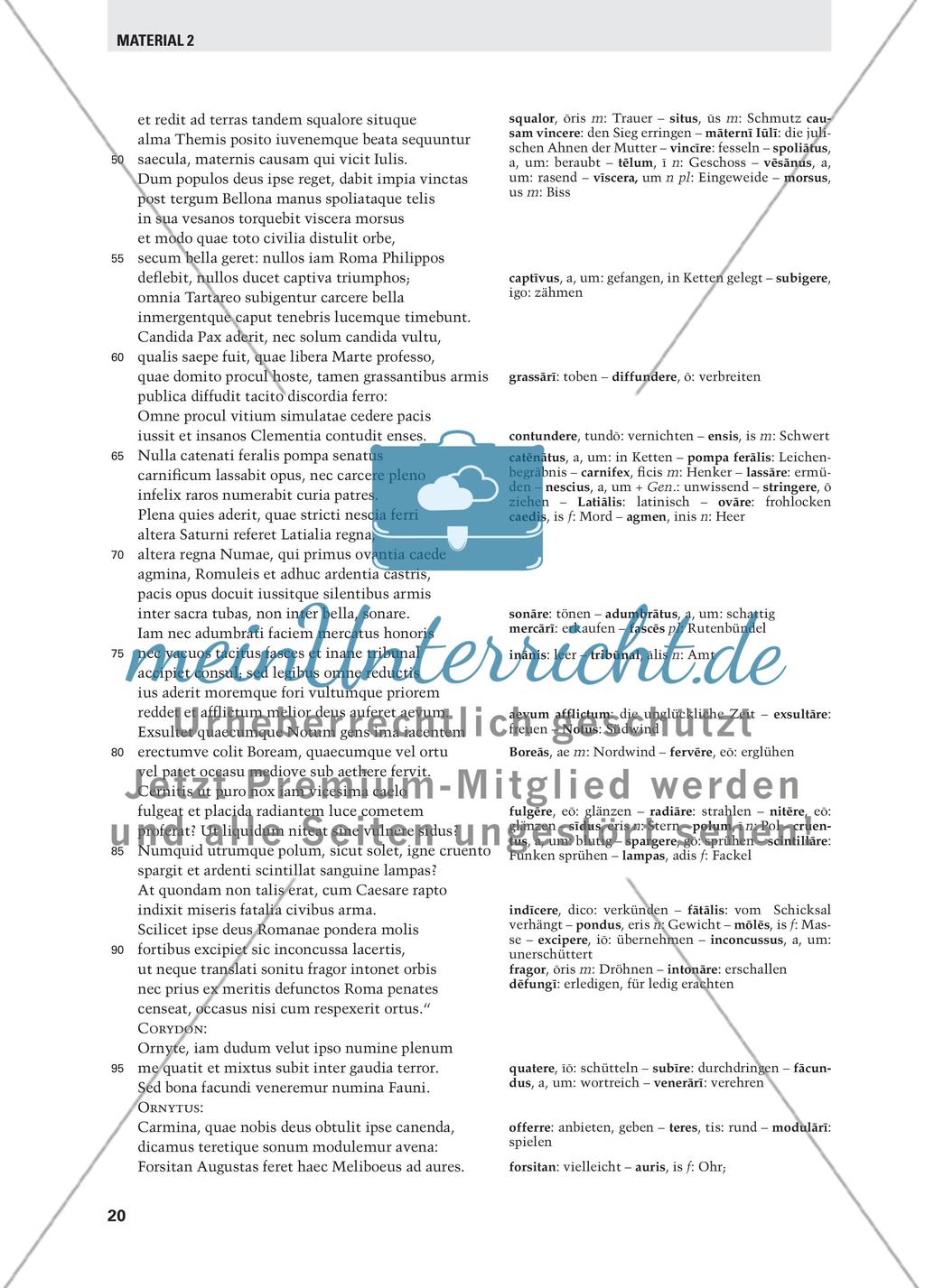 Vergils Eklogen im Lateinunterricht Preview 9