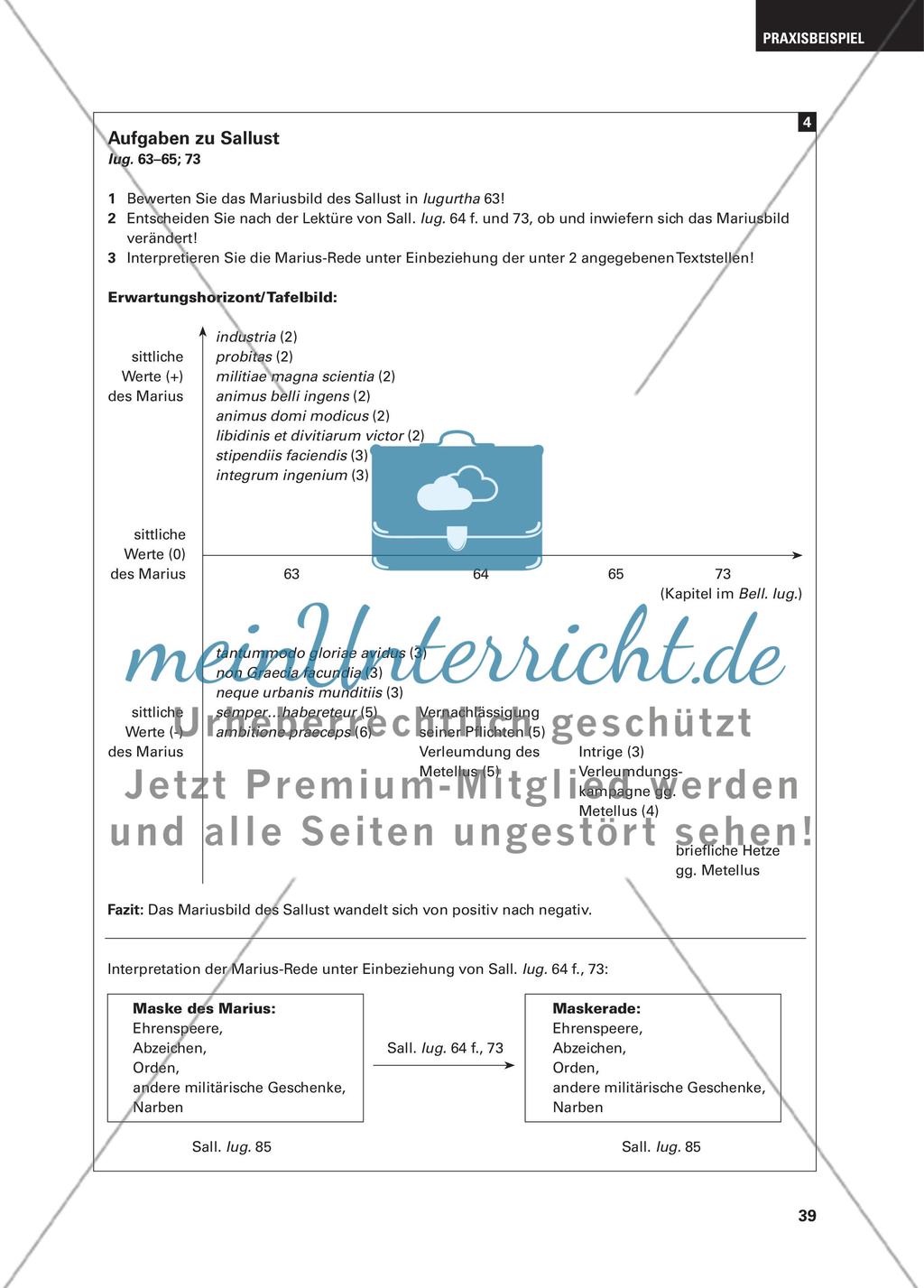 Personenkritik bei Sallust und Catull - Konträre Lebensentwürfe im Rom der ausgehenden Republik Preview 5
