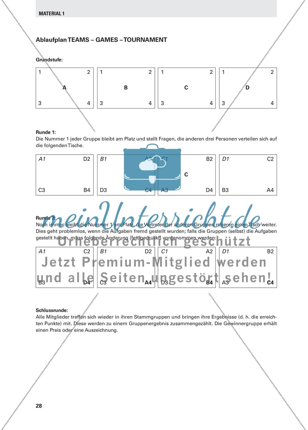 Einer für alle und alle für einen - Kooperatives Vokabellernen im Lateinunterricht Preview 5