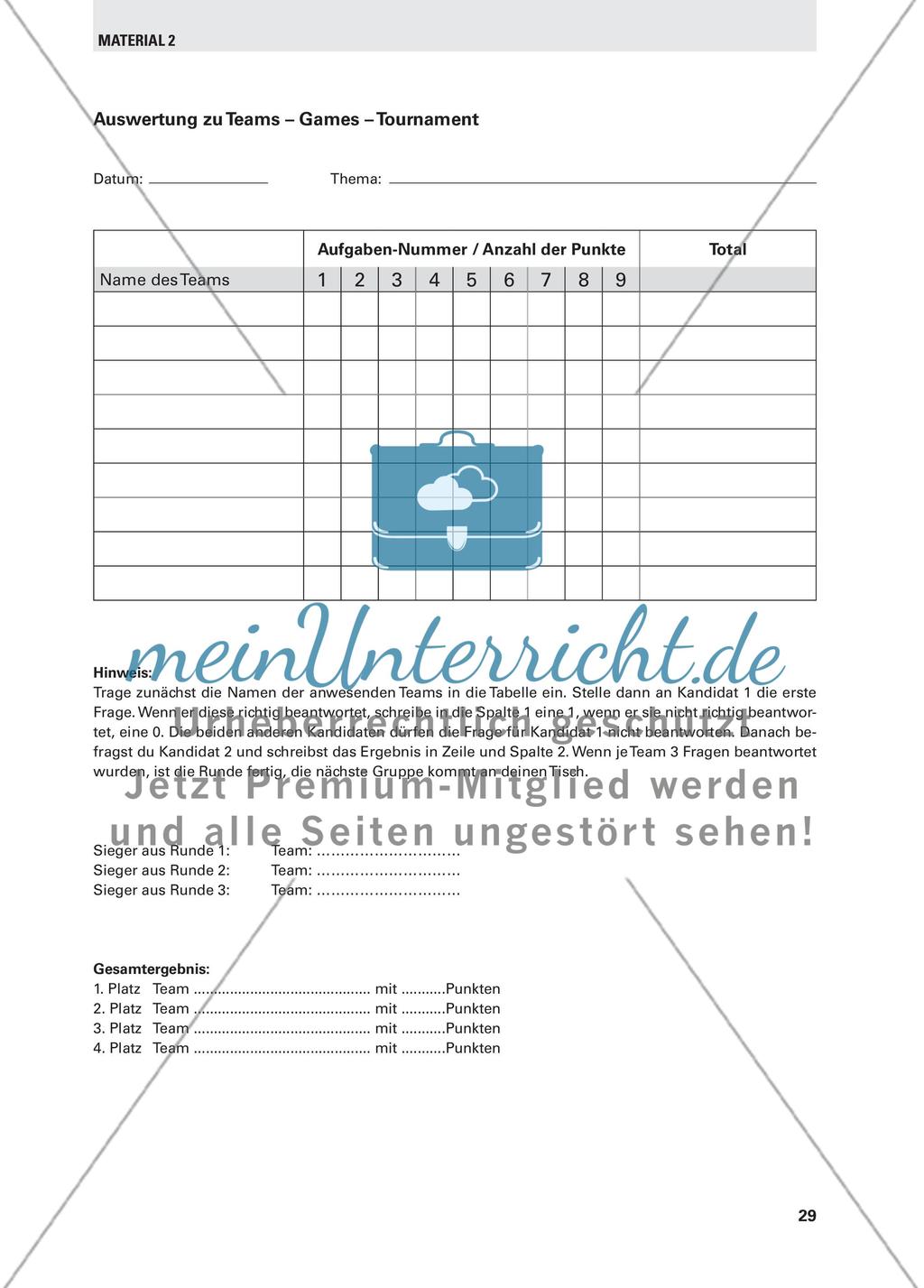 Einer für alle und alle für einen - Kooperatives Vokabellernen im Lateinunterricht Preview 6