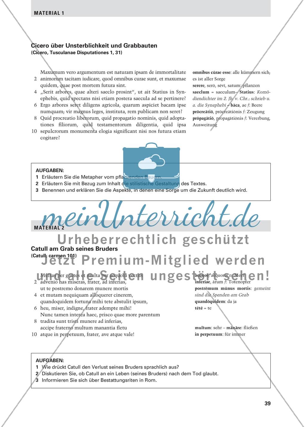 Begrenzte Lebenszeit und Ewigkeit – Mors und memoria bei den Römern Preview 5