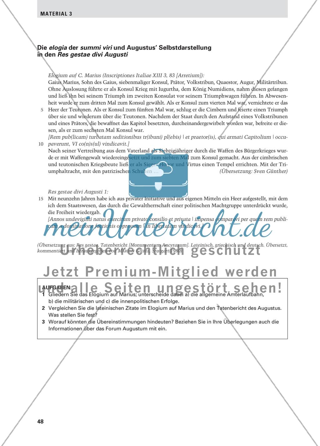 Traditio und memoria: Zeitkonzepte im Dienst augusteischer Herrschaft Preview 7