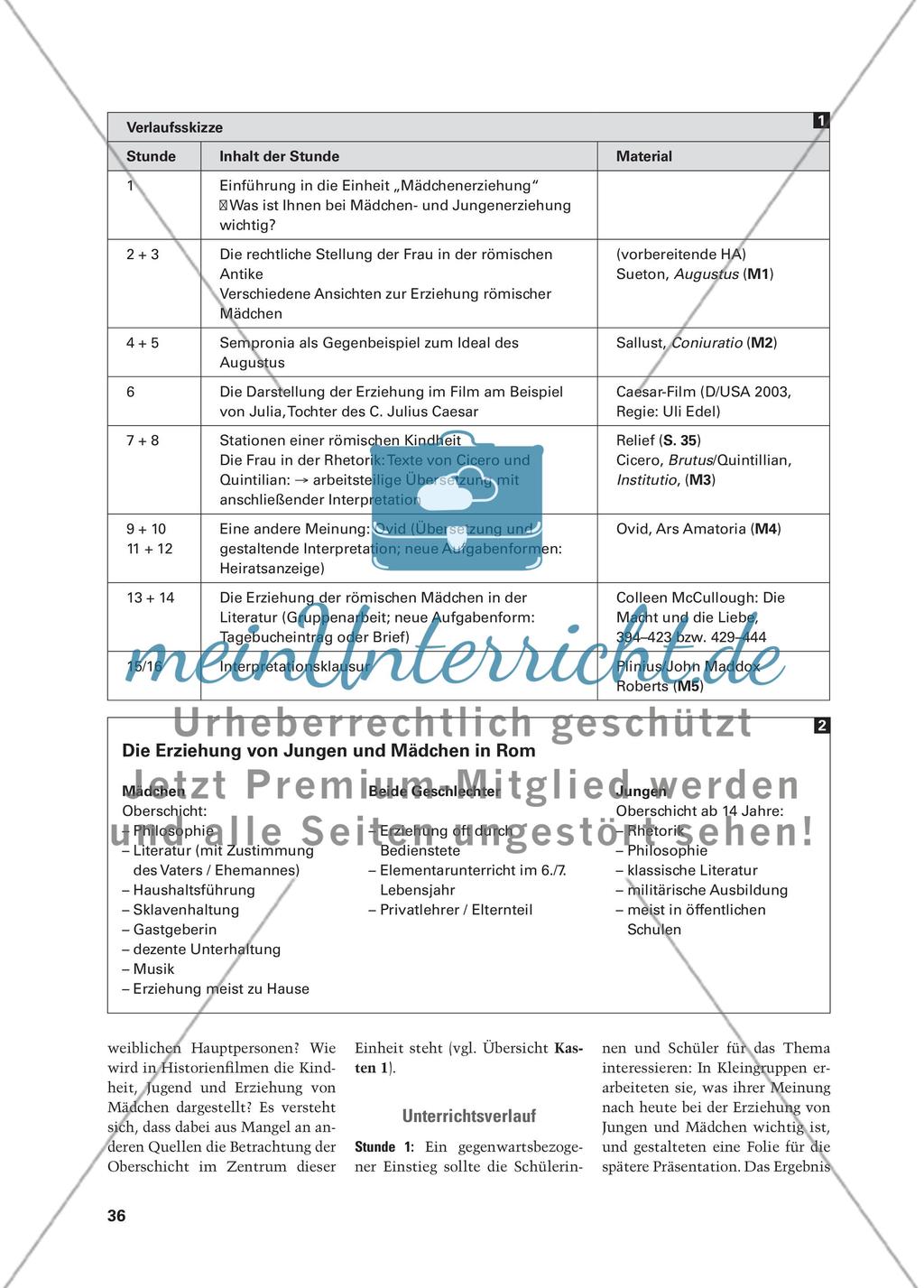 Mädchenerziehung in Rom Preview 2