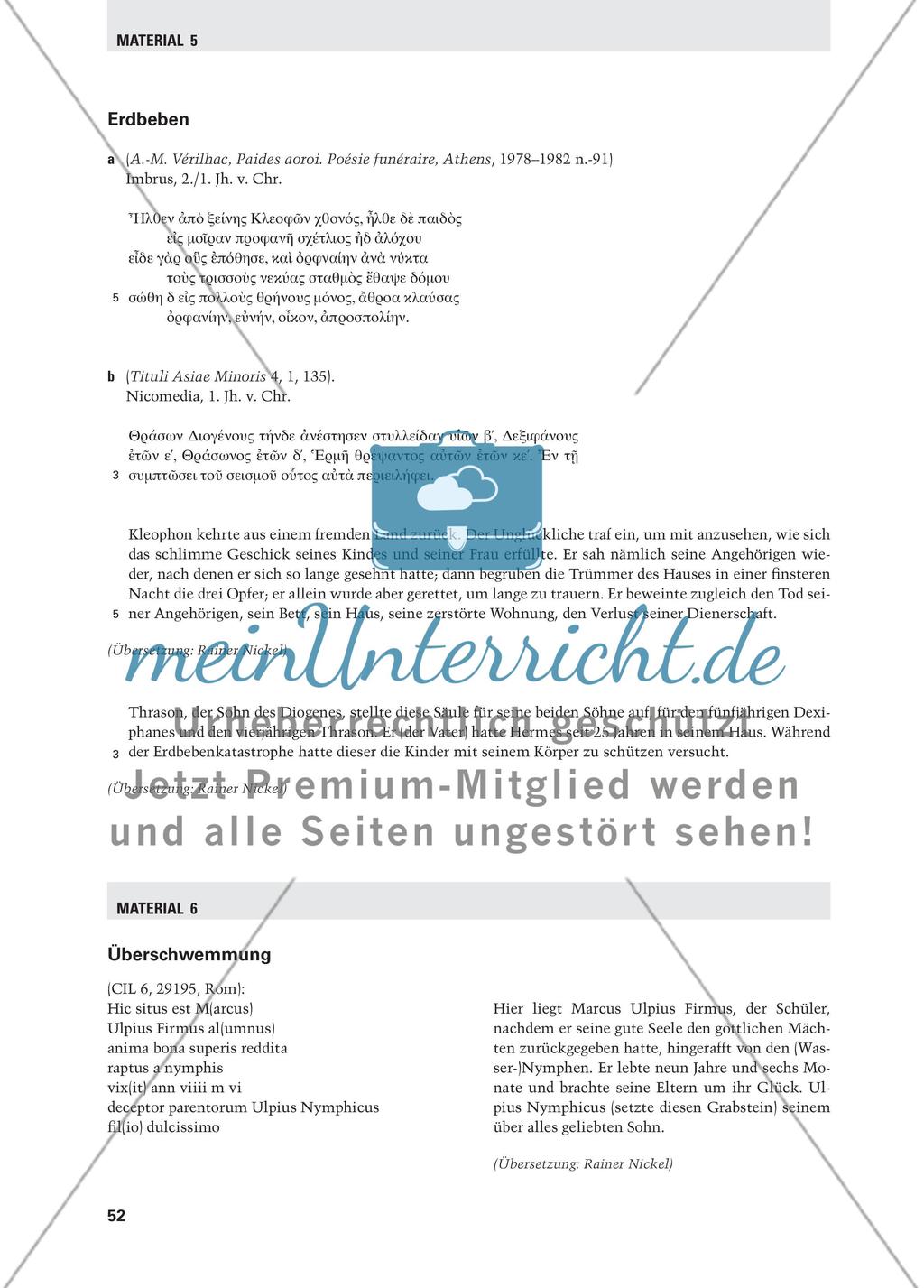 Funere mersi acerbo – Kinderunfälle in der römischen Antike - Eine kommentierte Quellensammlung Preview 7