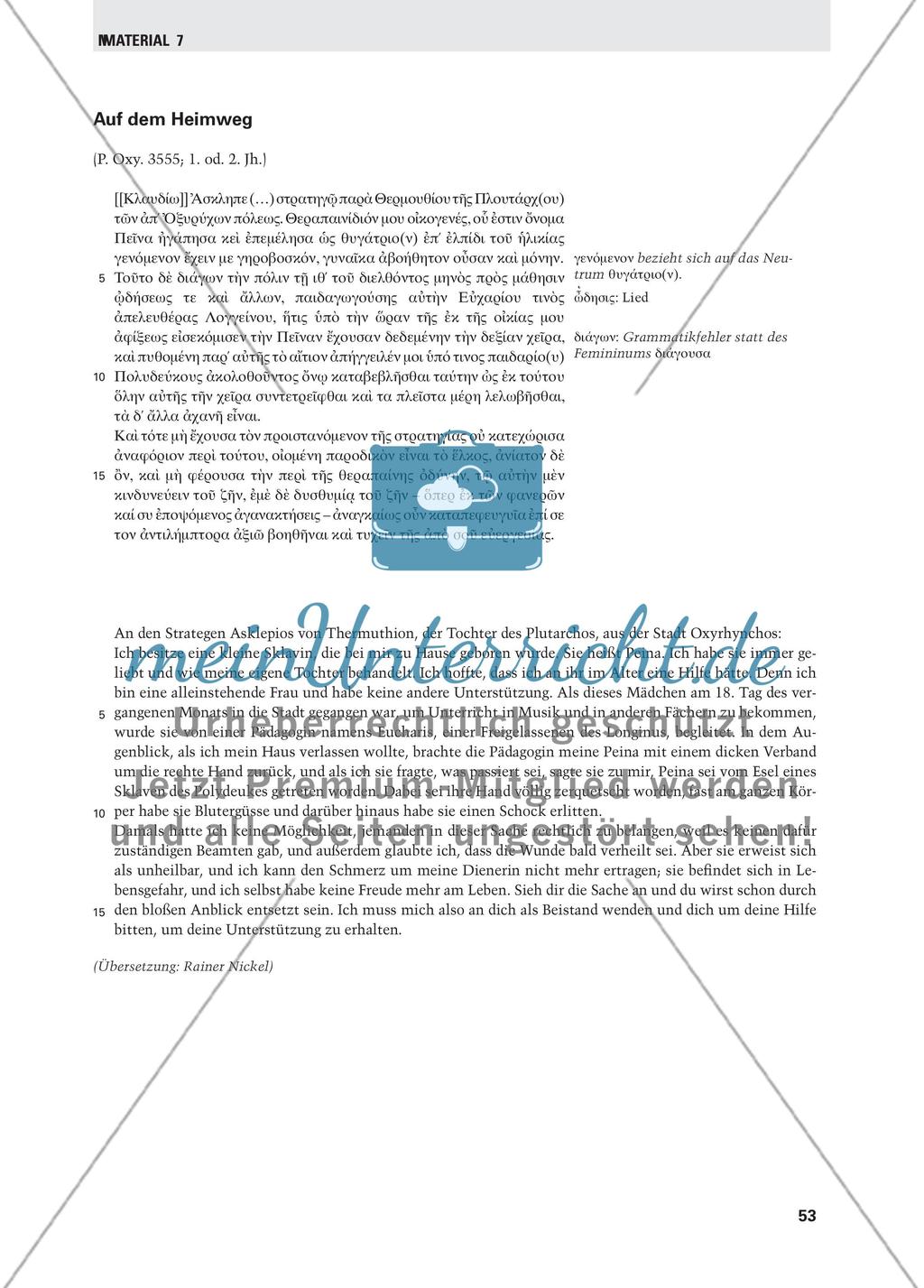 Funere mersi acerbo – Kinderunfälle in der römischen Antike - Eine kommentierte Quellensammlung Preview 8