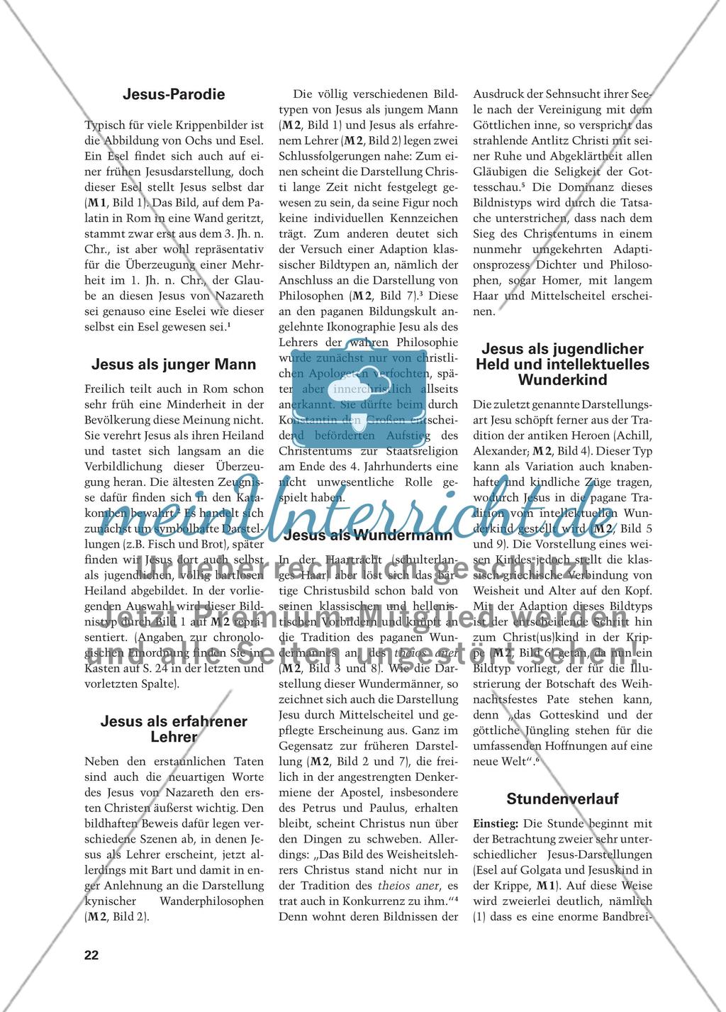Vom „Esel“ am Kreuz zum Kind in der Krippe Preview 2