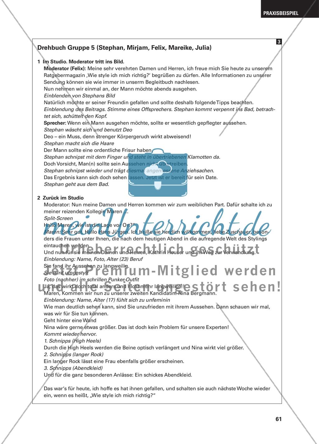 Ovids Ars amatoria heute - Moderne szenische Interpretation ausgewählter Textstellen auf DVD Preview 7