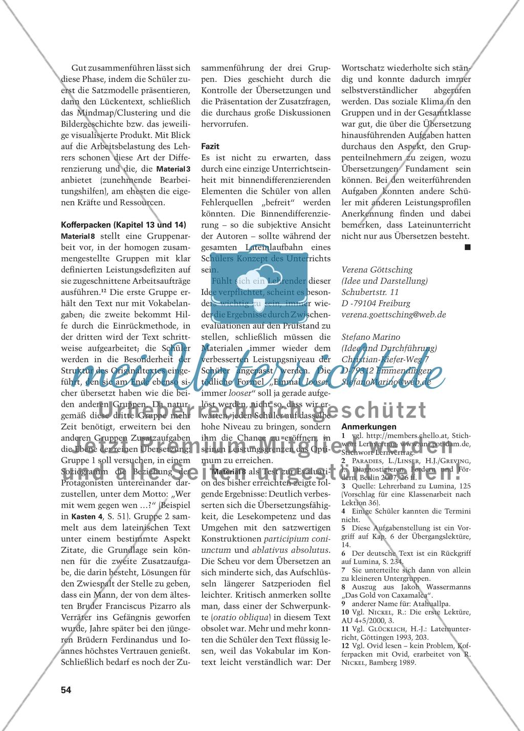 Binnendifferenzierung als Brücke von der Spracherwerbsphase zur Übergangslektüre Preview 8