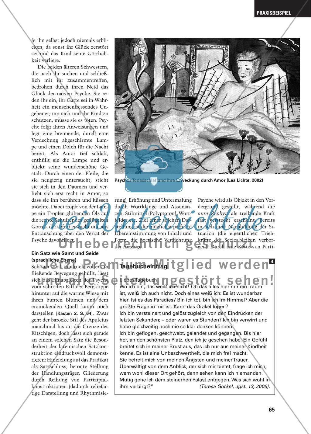 „The good, the bad and the ugly“ - Lektürebegleitende Tagebücher zu „Amor und Psyche“ Preview 6