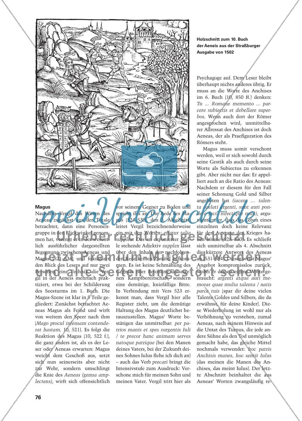 Aeneas furens - Ein facherweiterndes Konzept für die 12. oder 13. Jahrgangsstufe Preview 4