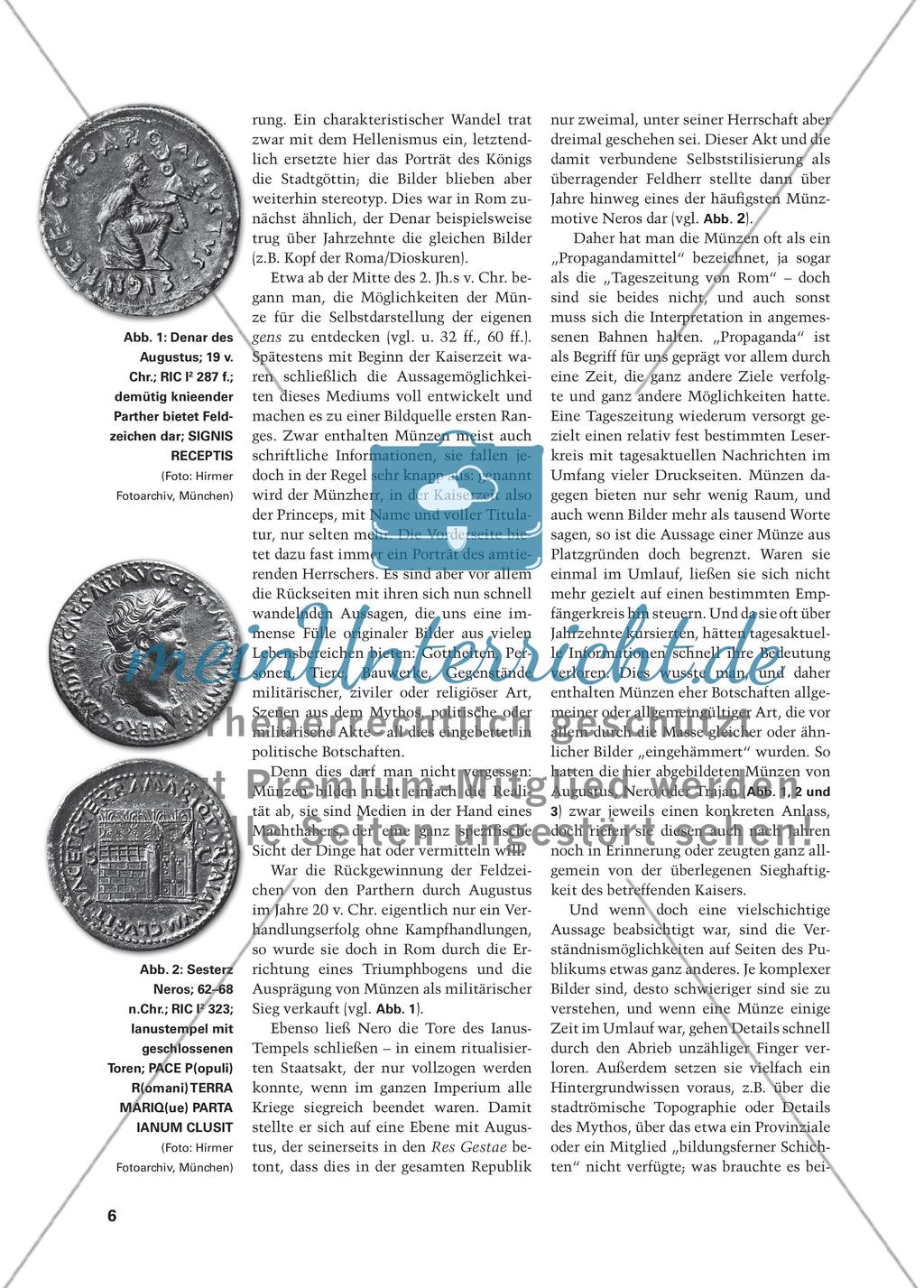 Münzen und Inschriften im Lateinunterricht Preview 3