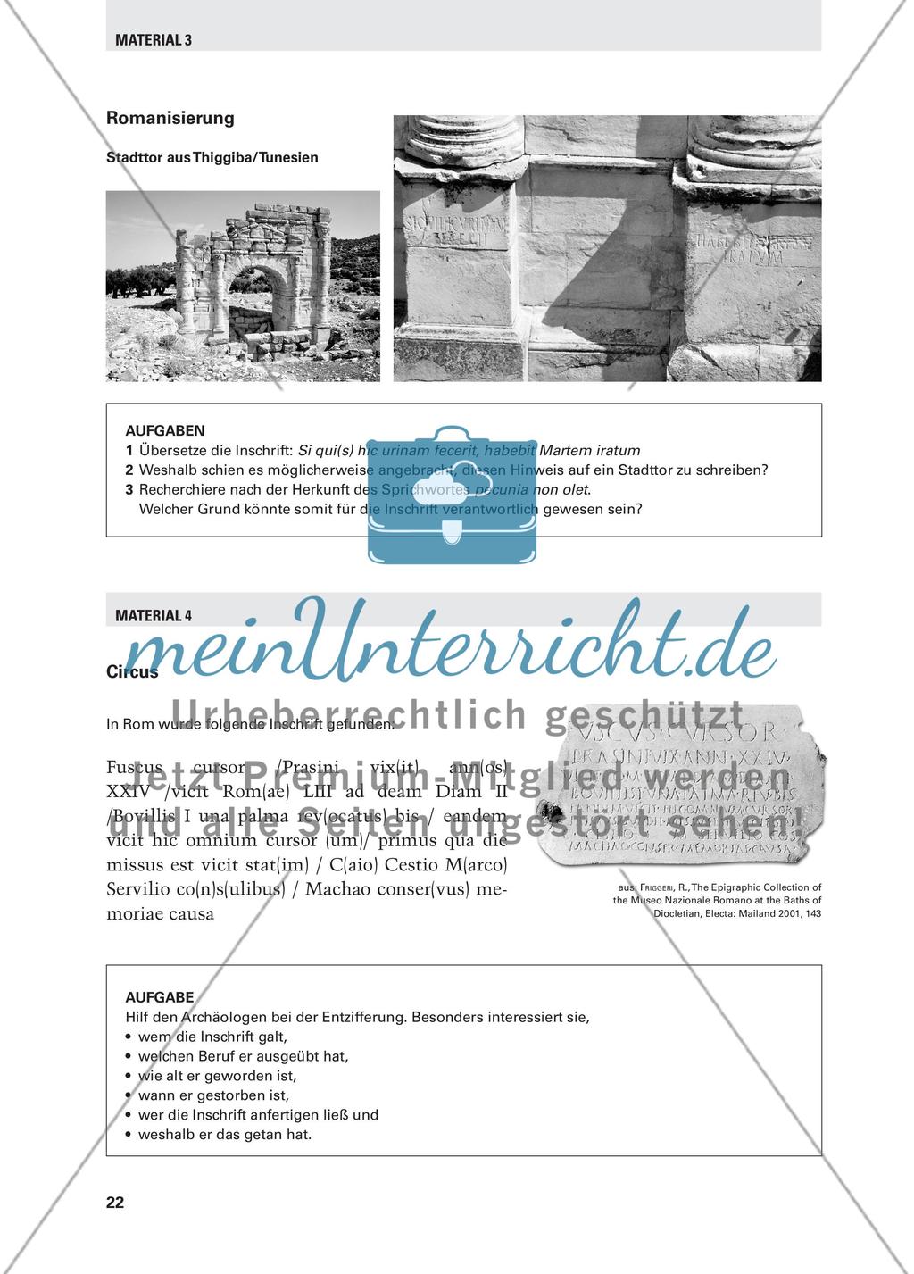 Münzen und Inschriften in der Lehrbuchphase Preview 7