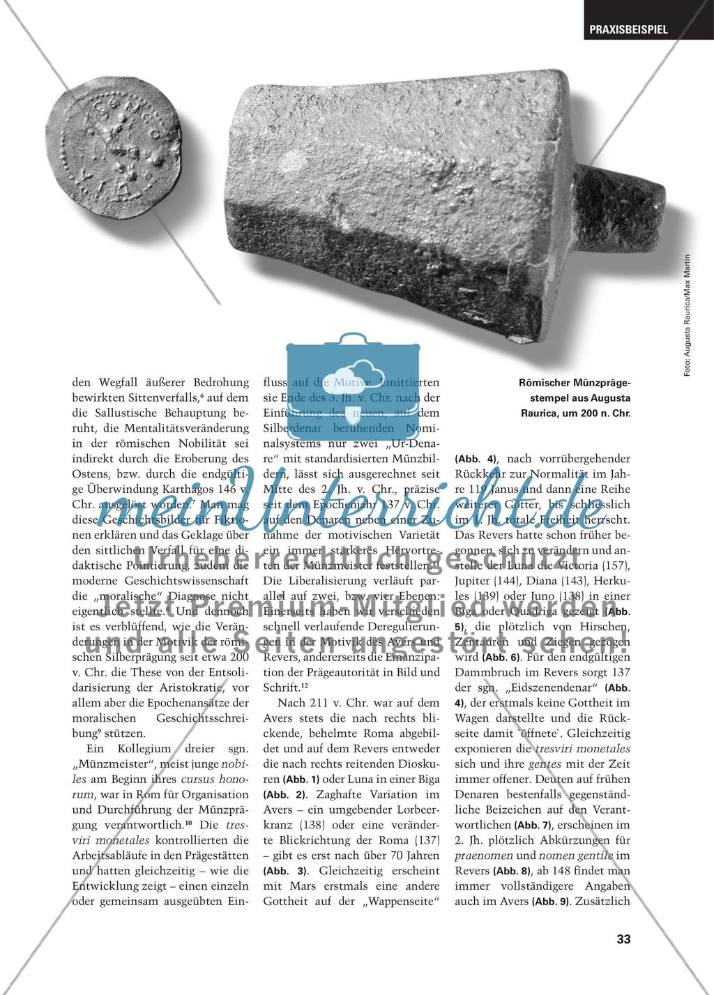 pecunia materies omnium malorum - Die Entsolidarisierung der Aristokratie in der Coniuratio Catilinae und der spätrepublikanischen Denarprägung Preview 2