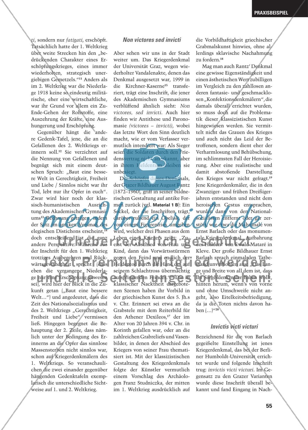 Antikenrezeption in Inschrift und Gestaltung von Kriegerdenkmälern der Neuzeit Preview 4