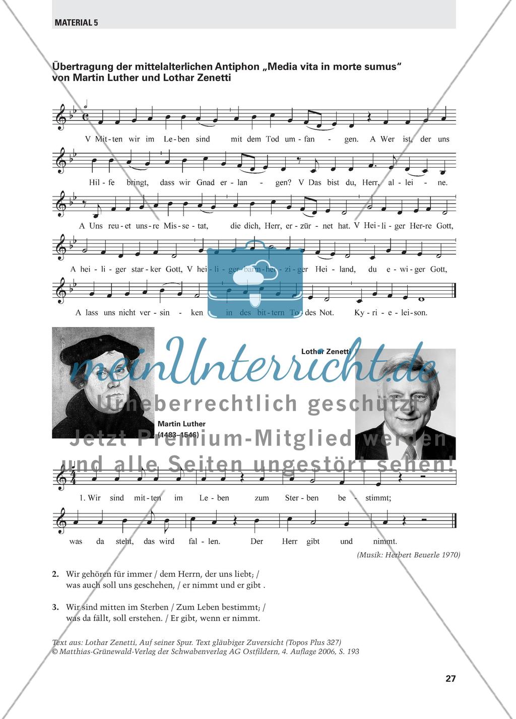 „Wehe, wehe, wenn ich auf das Ende sehe …“ - Der Tod und seine Schrecken in Wort und Musik vom Mittelalter bis heute Preview 12