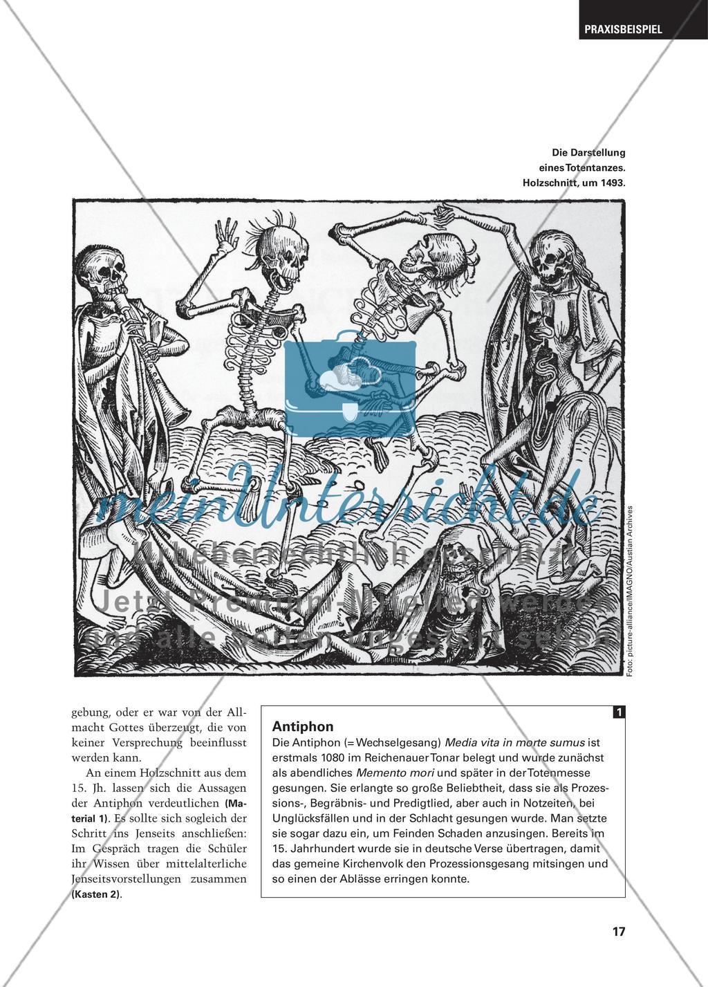 „Wehe, wehe, wenn ich auf das Ende sehe …“ - Der Tod und seine Schrecken in Wort und Musik vom Mittelalter bis heute Preview 2