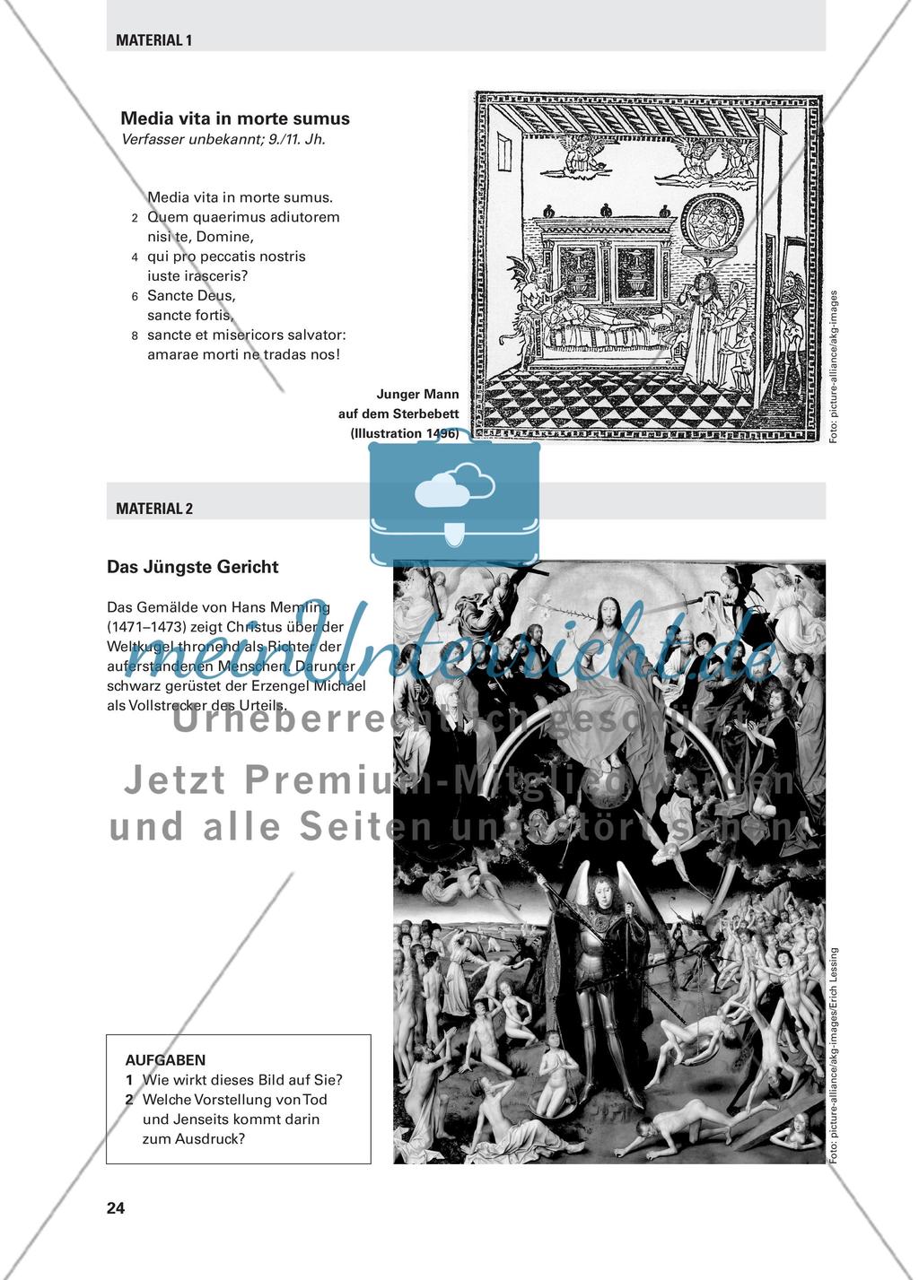 „Wehe, wehe, wenn ich auf das Ende sehe …“ - Der Tod und seine Schrecken in Wort und Musik vom Mittelalter bis heute Preview 9
