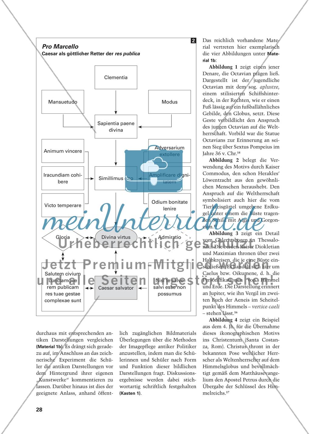 Caesar auf dem Weg zur Staatsgottheit - Ein Modell mit Zukunft Preview 3