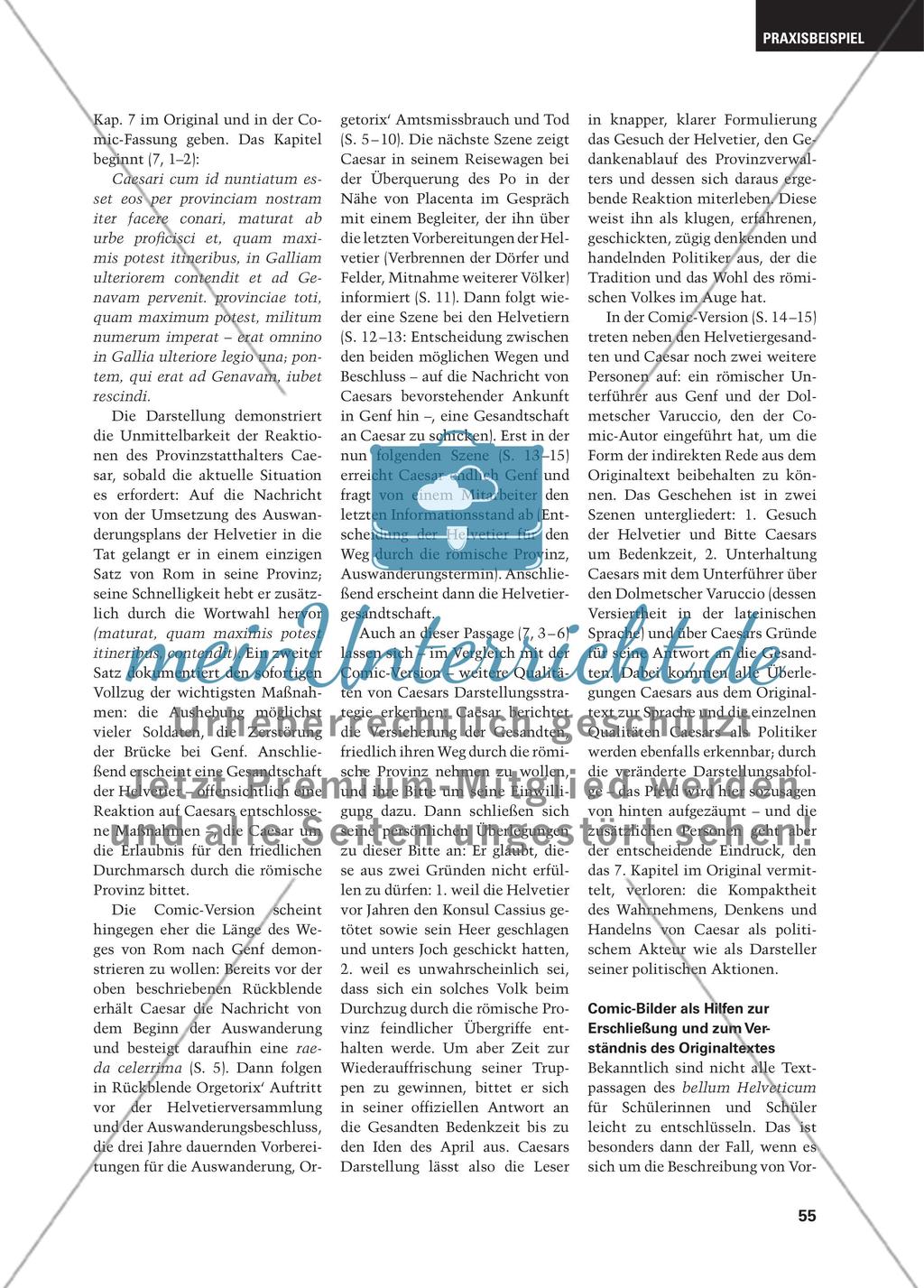 Das Bellum Helveticum in Comics – Alternative zum Originaltext oder Kontrastfolie und Wegbereiter? Preview 6