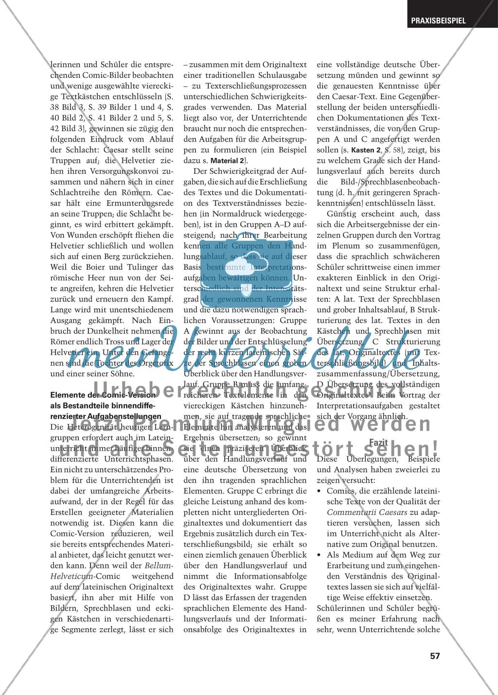 Das Bellum Helveticum in Comics – Alternative zum Originaltext oder Kontrastfolie und Wegbereiter? Preview 8