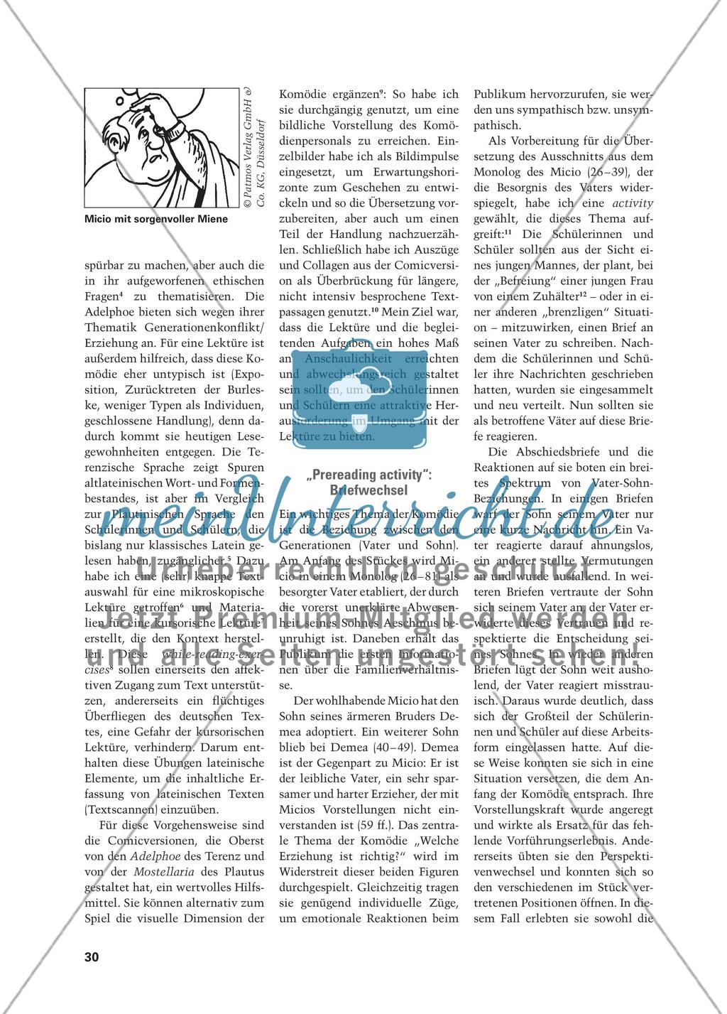 Terenz, Adelphoe: Eine nicht ganz alltägliche Lektüre Preview 2