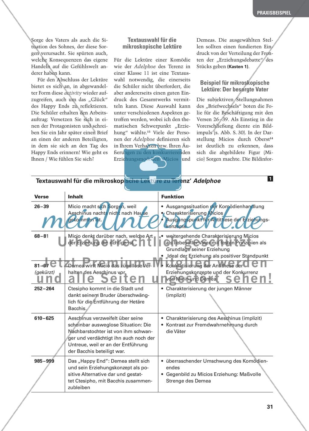 Terenz, Adelphoe: Eine nicht ganz alltägliche Lektüre Preview 3