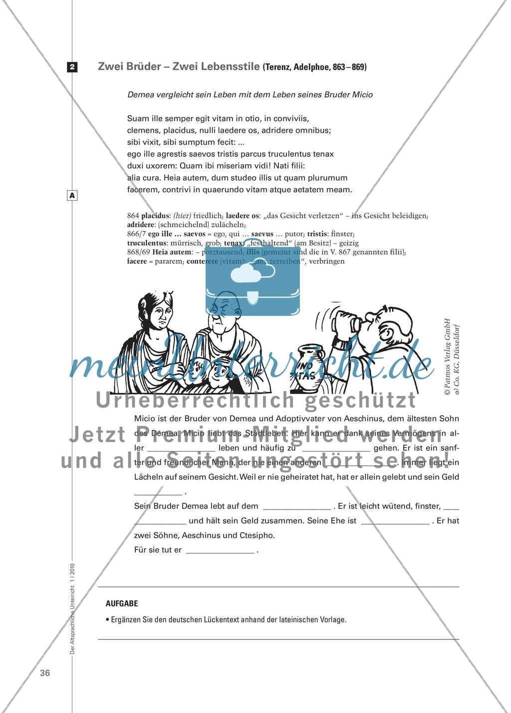 Terenz, Adelphoe: Eine nicht ganz alltägliche Lektüre Preview 8