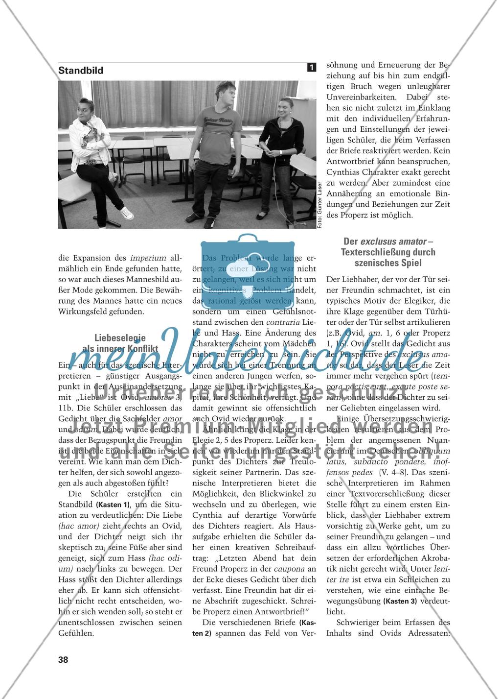 Militat omnis amans – Liebeselegie in szenischer Interpretation Preview 3