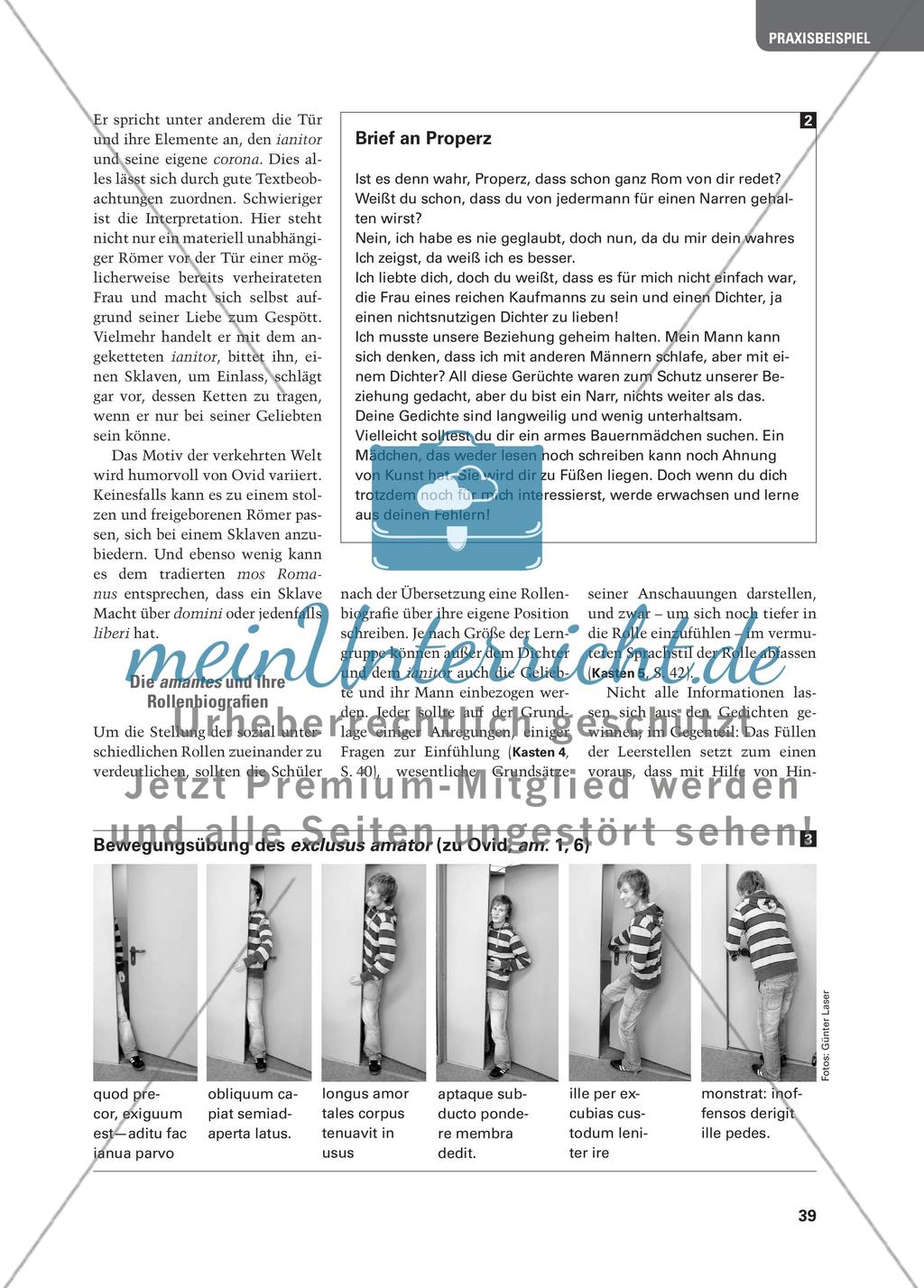 Militat omnis amans – Liebeselegie in szenischer Interpretation Preview 4