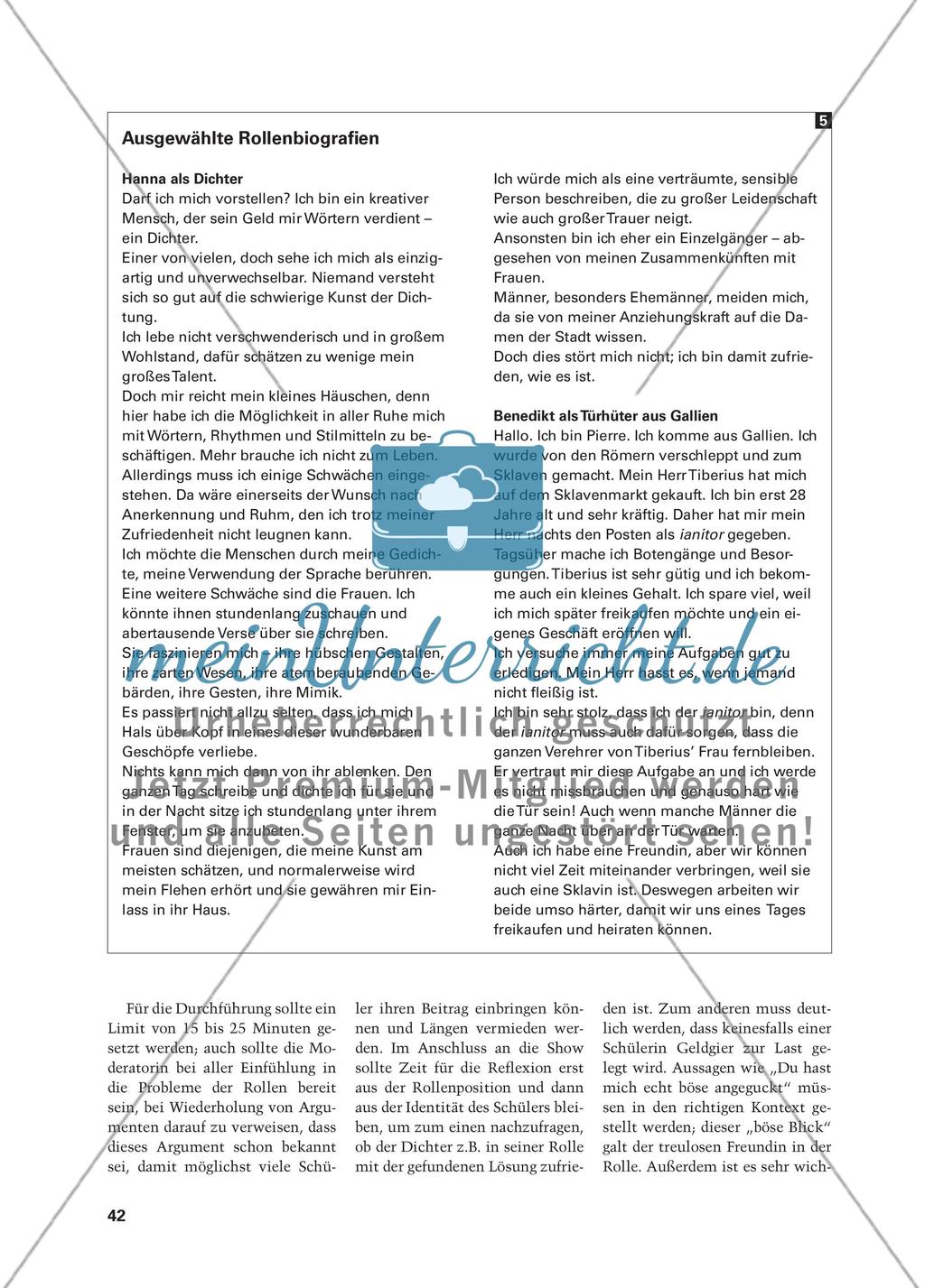 Militat omnis amans – Liebeselegie in szenischer Interpretation Preview 7