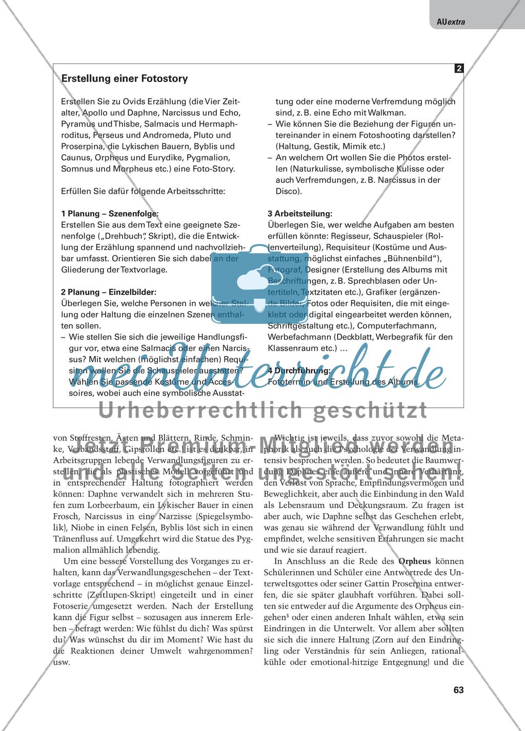 Ut spectaculum poesis - Ovidische Dichtung und szenische Interpretation Preview 8