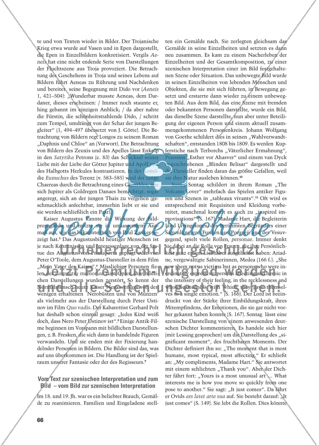 Szenische Interpretation – Standfoto – Ikone - Begründungen und Möglichkeiten im Lateinunterricht Preview 2