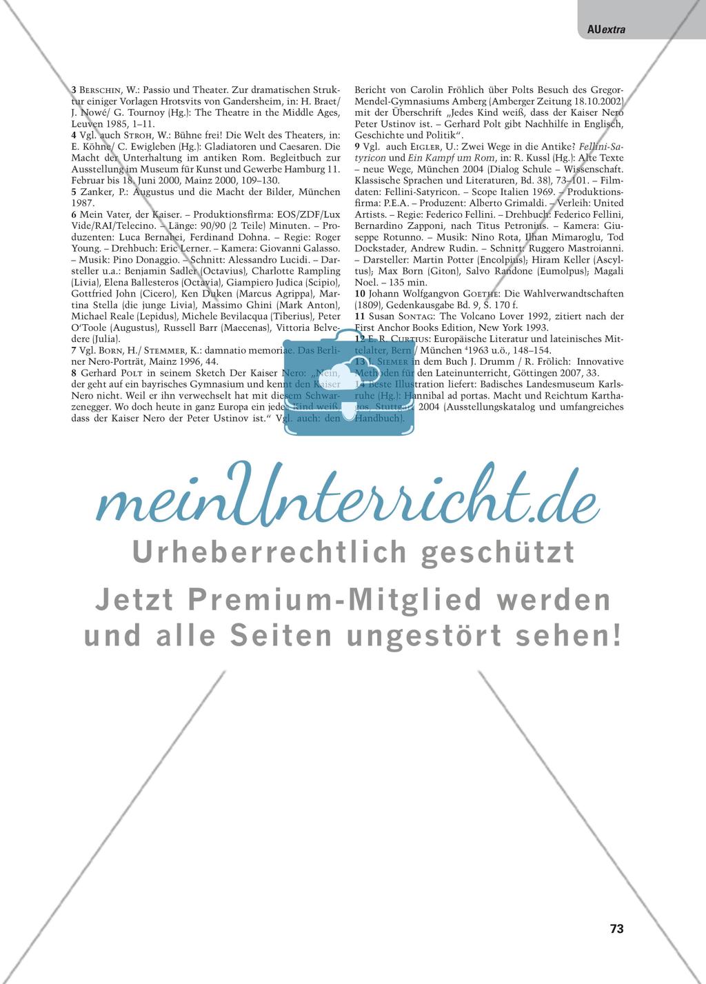 Szenische Interpretation – Standfoto – Ikone - Begründungen und Möglichkeiten im Lateinunterricht Preview 9